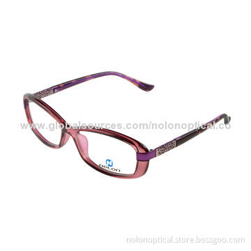 Fashion Acetate Optical Frames in Crystal Purple